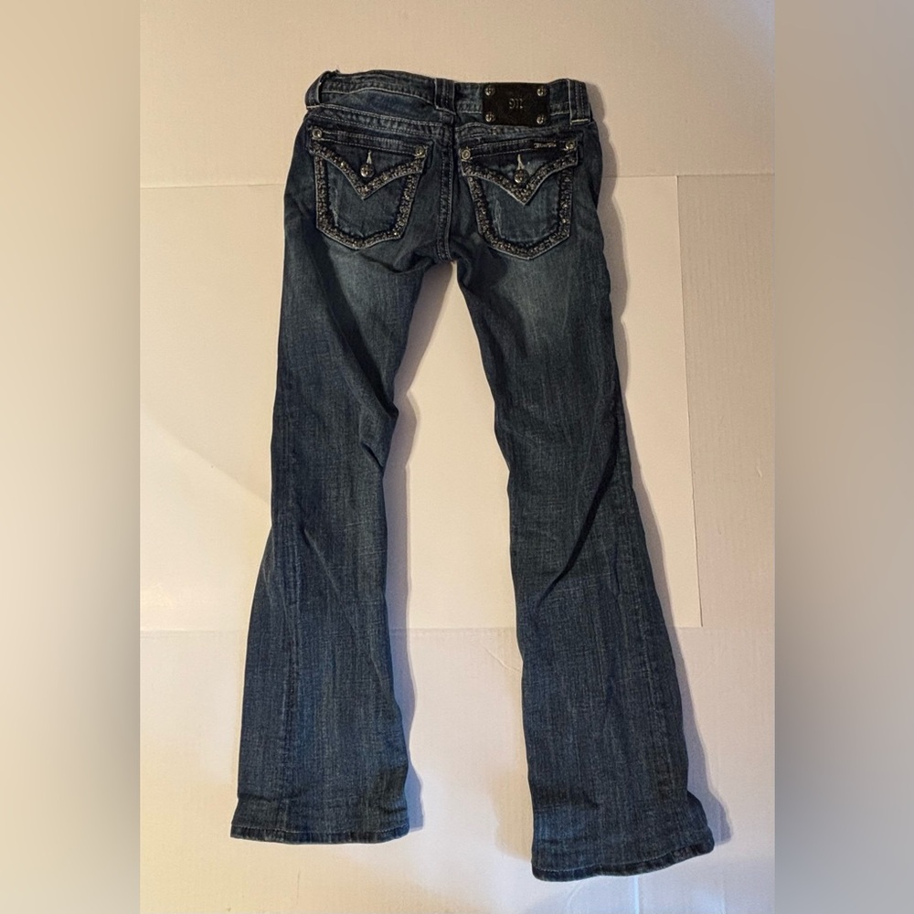 Miss Me Jeans Woman’s Size 25 Boot Low Rise Embroidered